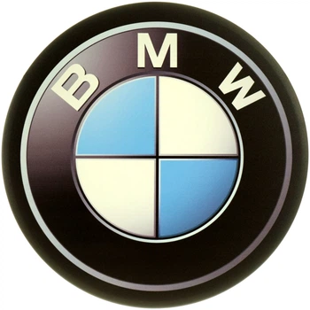 Металева табличка "BMW (Чорна)" (ms-104153)