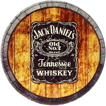 Металлическая табличка "Jack Daniel’s (Бочка)" (ms-104150)