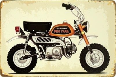 Металлическая табличка "Honda Z50 Mini Trail Bike" (ms-104076)