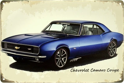 Металева табличка "Chevrolet Camaro Coupe" (ms-104107)