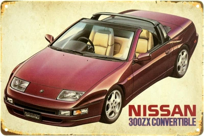 Металлическая табличка "Nissan 300ZX Convertible" (ms-104097)