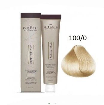 Краска для волос Brelil Professional Coloriane Prestige 100/0 натуральный платиновый супер-осветитель&nbsp; 100 мл