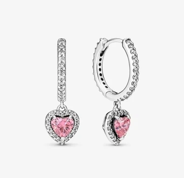 Серьги серебро Original стиль Pandora хупы 1233