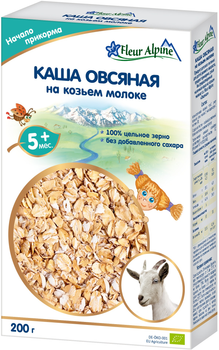 Молочна органічна каша Fleur Alpine на козячому молоці вівсяна 200 г (4006303007179)