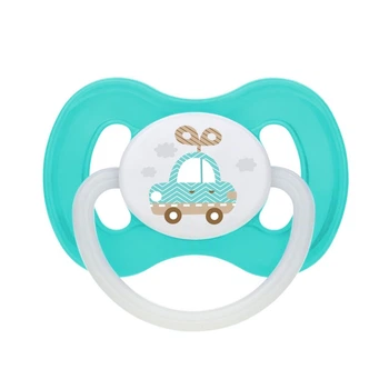 Пустышка силиконовая симметричная Toys Голубая Canpol babies 18 мес+ 2 3/293-blu5903407232935