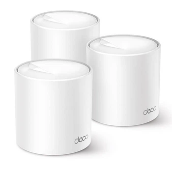 WiFi Mesh система TP-Link Deco X50(3-pack) (AX3000 Wi-Fi6, 3xGE WAN/LAN, 2x2 MU-MIMO, OFDMA) Зовнішній адаптер