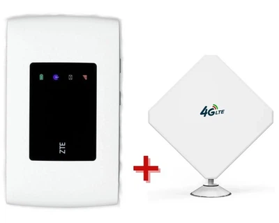 Мобильный 4G модем/роутер USB WI-FI 3G/4G LTE ZTE MF 920 + Внешняя панельная всенаправленная 3G/4G LTE антенна 2х9 dBi 700-2700 MHz MIMO