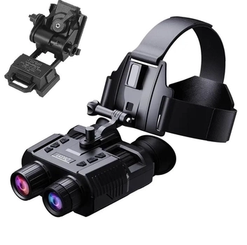 Бінокль нічного бачення Dsoon NV8000 Night Vision (до 400м у темряві) із кріпленням на голову та кронштейном Wilcox L4G24 (металл)
