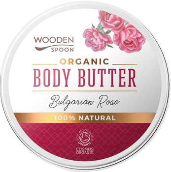 Олія для тіла Wooden Spon Organic Body Butter Bulgarian rose 100 мл (3800232735926)
