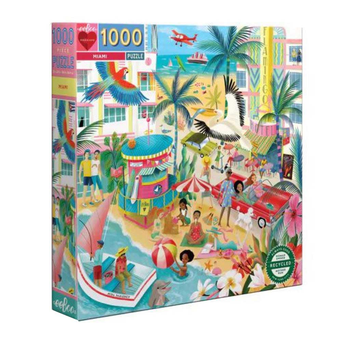 Puzzle EeBoo Miami 1000 elementów (0689196512469)