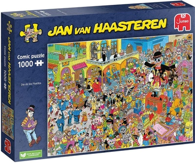 Puzzle Jumbo Jan van Haasteren Dia De Los Muertos 1000 elementów (8710126200773)