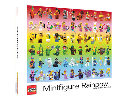 Пазл LEGO MiniFigure Rainbow 1000 елементів (9781797214382)