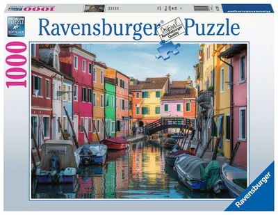 Puzzle Ravensburger Burano Canal Venice 1000 elementów (4005556173921)