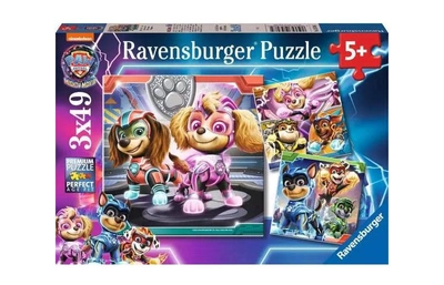 Puzzle Ravensburger Paw Patrol The Mighty Movie 3 x 49 elementów (4005556057085)