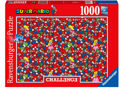 Puzzle Ravensburger Challenge Super Mario Bros 1000 elementów (4005556165254)