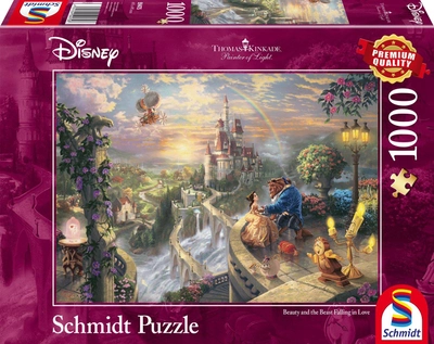 Puzzle Schmidt Thomas Kinkade: Disney Beauty and the Beast 1000 elementów (4001504594756)