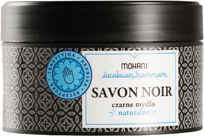 Натуральне мило Mohani Arabian Hammam Savon noir чорне 200 г (5902802720252)