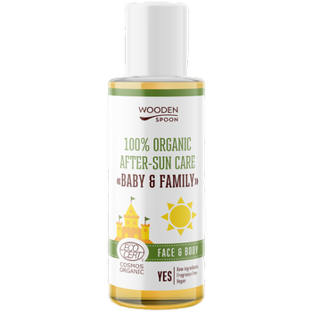 Olejek po opalaniu Wooden Spoon Baby & Family 100% Organic After-Sun Care naturalny 100 ml (3800236250302)
