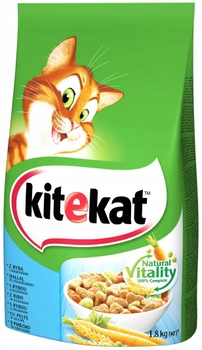 Sucha karma dla kotów Kitekat Ryba z warzywami 1.8 kg (5900951279881)