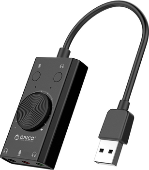 Звуковая карта Orico USB Black (SC2-BK-BP)
