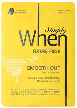 Maska do twarzy Simply When Future Fresh Smooth Out Sheet Masks wygładzająca 23 ml (887652003425)