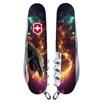 Нож Victorinox Huntsman Zodiac 91 мм Зірковий дракон (1.3713.3_Z3220p)