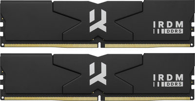 Оперативная память Goodram DDR5-6400 65536MB PC5-51200 (Kit of 2x32768) IRDM Black (IR-6400D564L32/64GDC)