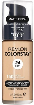 Podkład do twarzy Revlon ColorStay Makeup for Combination/Oily Skin SPF15 do cery mieszanej i tłustej 150 Buff 30 ml (309974700023)