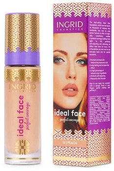 Podkład do twarzy Ingrid Ideal Face Make Up Foundation kryjący 016 Peach 35 ml (5907619815108)