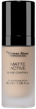 Podkład do twarzy Pierre Rene Fluid Matte Active matujący 01 Clear Light 30 ml (3700467843109)