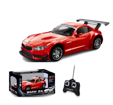 Машина на радиоуправлении "BMW Z4 GT3", масштаб 1:24, красная (866-2412)