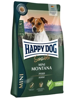 Сухий корм для собак дрібних порід Happy Dog Sensible Mini Montana з кониною 800 (г)