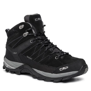 Чоловічі черевики CMP RIGEL MID TREKKING SHOES WP 3Q12947-73UC 45 29 см Сіро-чорні