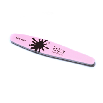 Полировщик для ногтей Enjoy Professional 600/3000 Pink