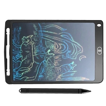 Планшет для малювання дитячий кольоровий 16" LCD дошка для малювання e-Writing Color Board Чорний