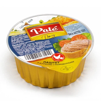 Паштет куриный с помидорами Pate Day 130г