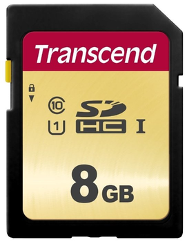 Карта пам'яті Transcend SD 8GB C10 R20MB/s (TS8GSDC300S)