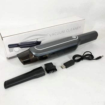 Пилосос Car vacum cleaner з акумулятором, автомобільний пилосос бездротовий. Колір: чорний