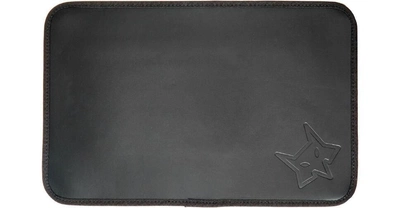 Настольный коврик Fox Leather Mat. Цвет - black