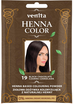 Odżywka Venita Henna Color ziołowa koloryzująca z naturalnej henny 19 Czarna Czekolada (5902101511476)