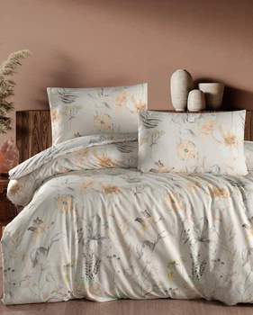 Постельное белье First Choice Homesko Ranforce 160 х 220 см Amaris Storm