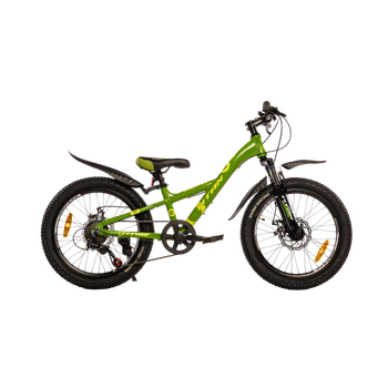 Велосипед Titan Calypso 20" Алюминиевая рама 10" Зеленый-Желтый 2024