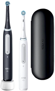 Набір електричних зубних щіток Oral-B iO4 Duo Black UCB and White SC (4210201414742)