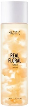 Тонік для обличчя Nacific Real Floral Rose з пелюстками троянд 180 ml (8809517461227)