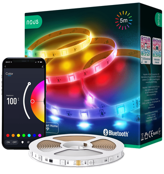Розумна стрічка NOUS 5M RGB Bluetooth F6