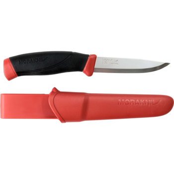 Туристичний ніж із нержавіючої сталі Morakniv Companion (червоний)