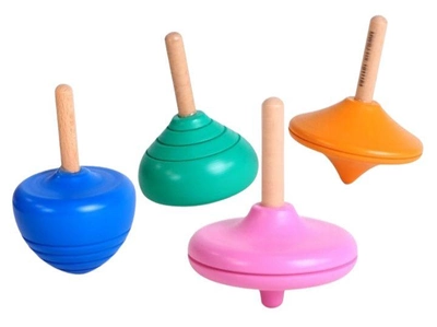Zabawka dla niemowląt iWood Bączek: Mini bączki w puszce (6935494725839)