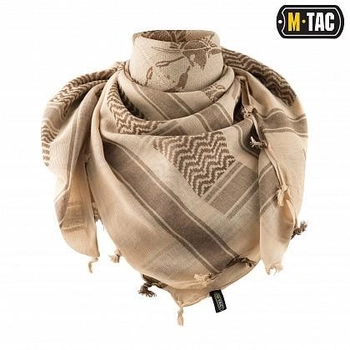 Чоловіча хустка шемаг, тактичний шарф арафатка зсу бавовна M-Tac Spartan колір Хакі койот Khaki/Coyote, 40904405