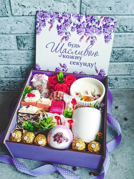 Оригінальний подарунковий набір для коханої дівчини Подарунок для дружини подруги чи для мами на день народження на 8 березня на день святого Валентина на річницю на день закоханих