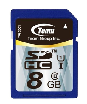 Карта памяти SDHC 8GB UHS-I Class 10 Team (TSDHC8GUHS01)